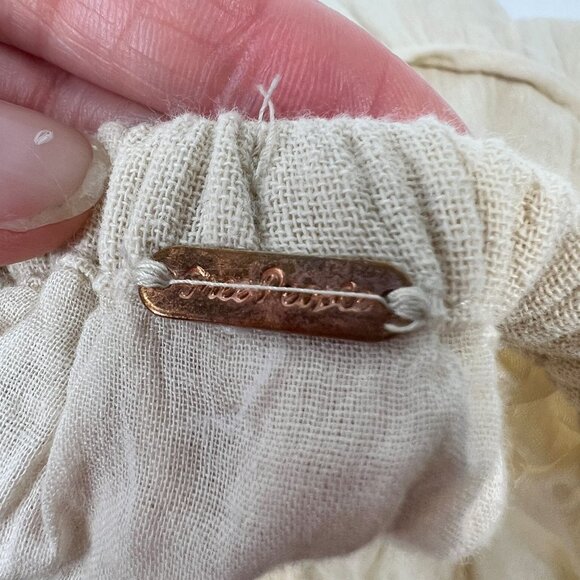 Free People Simply Smitten Maxi Skirt Tiered Tie Waist Natural Cream XL - Picture 10 of 16